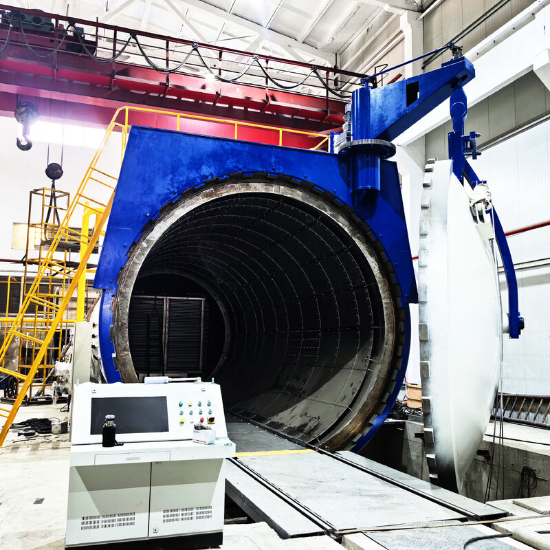 Portable high-pressure aviation grade composite autoclave with advanced control systems for UAV and aerospace applications